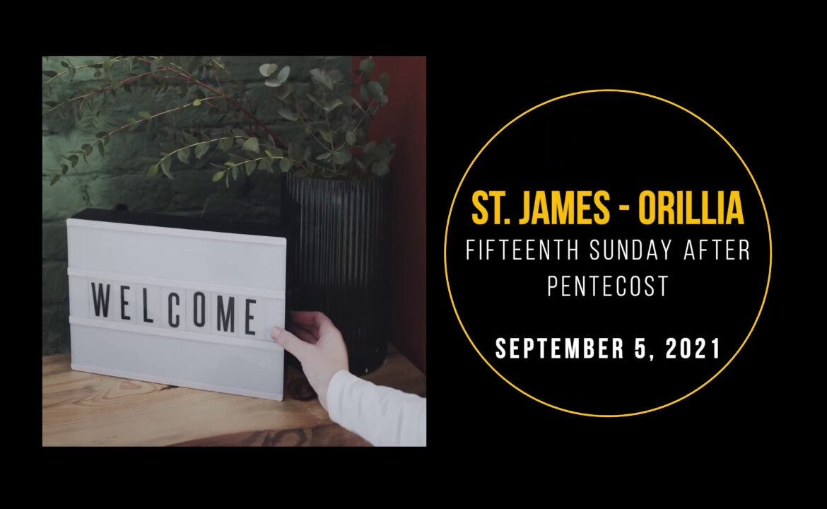 Sunday Service – September 5, 2021