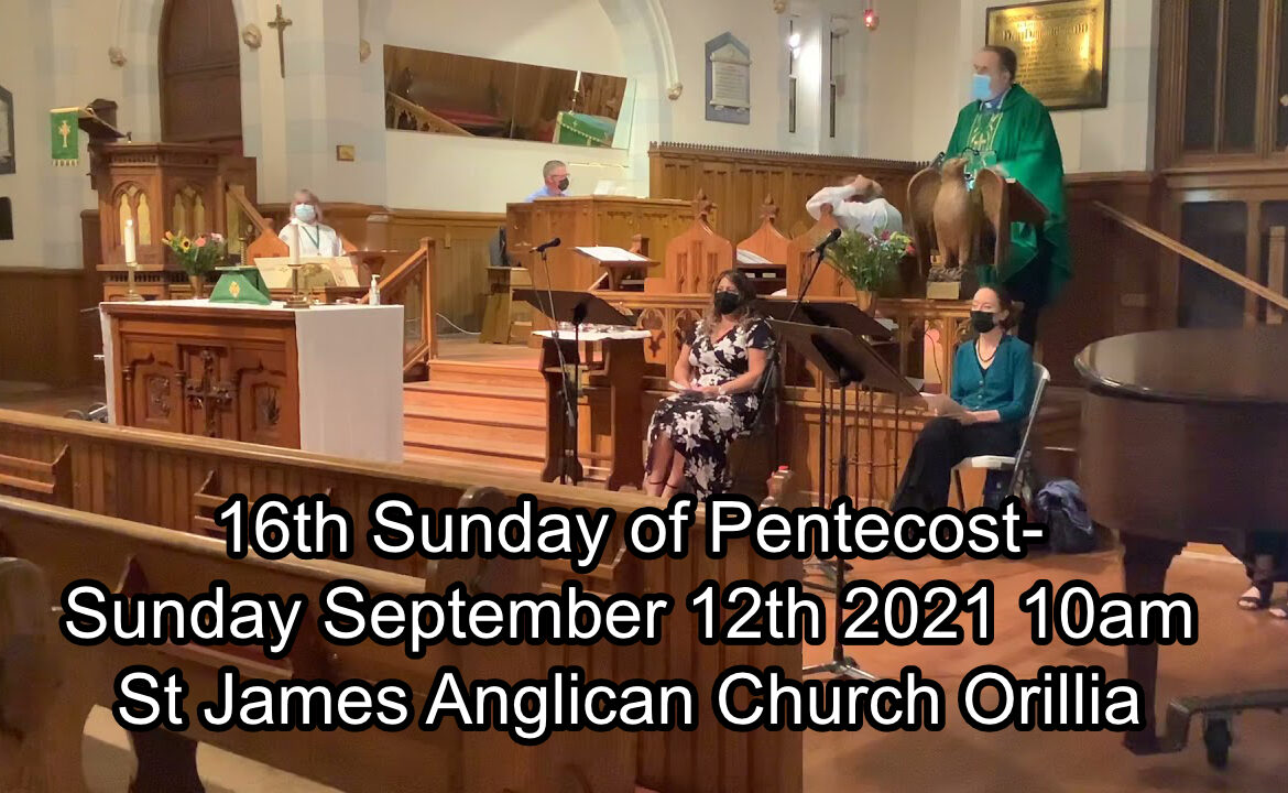 Sunday Service – September 12, 2021