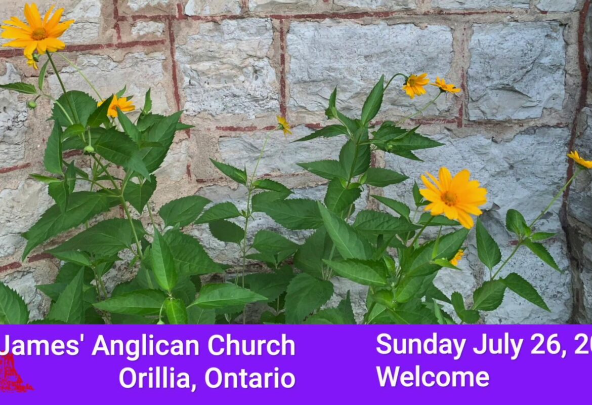 Sunday Service – July 26, 2020