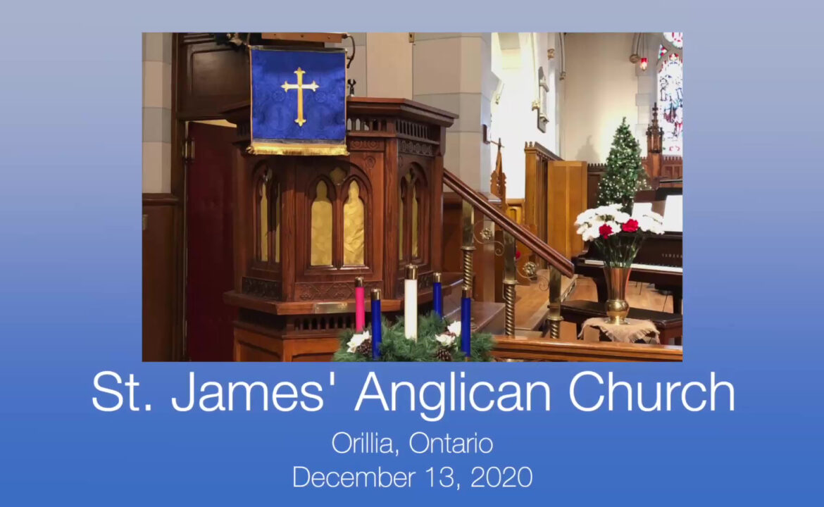Sunday Service – December 13, 2020