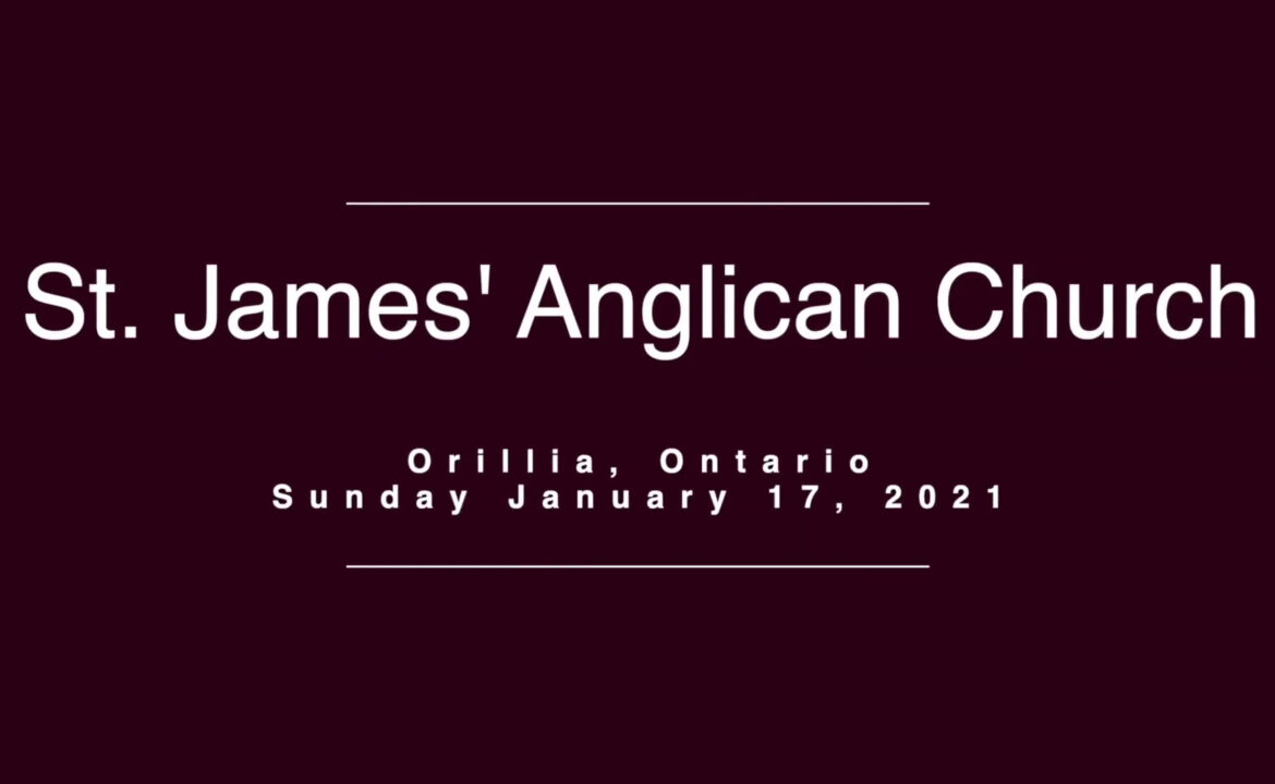 Sunday Service – January 17, 2021