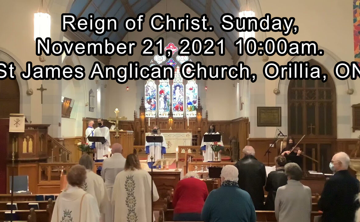 Sunday Service – November 21, 2021