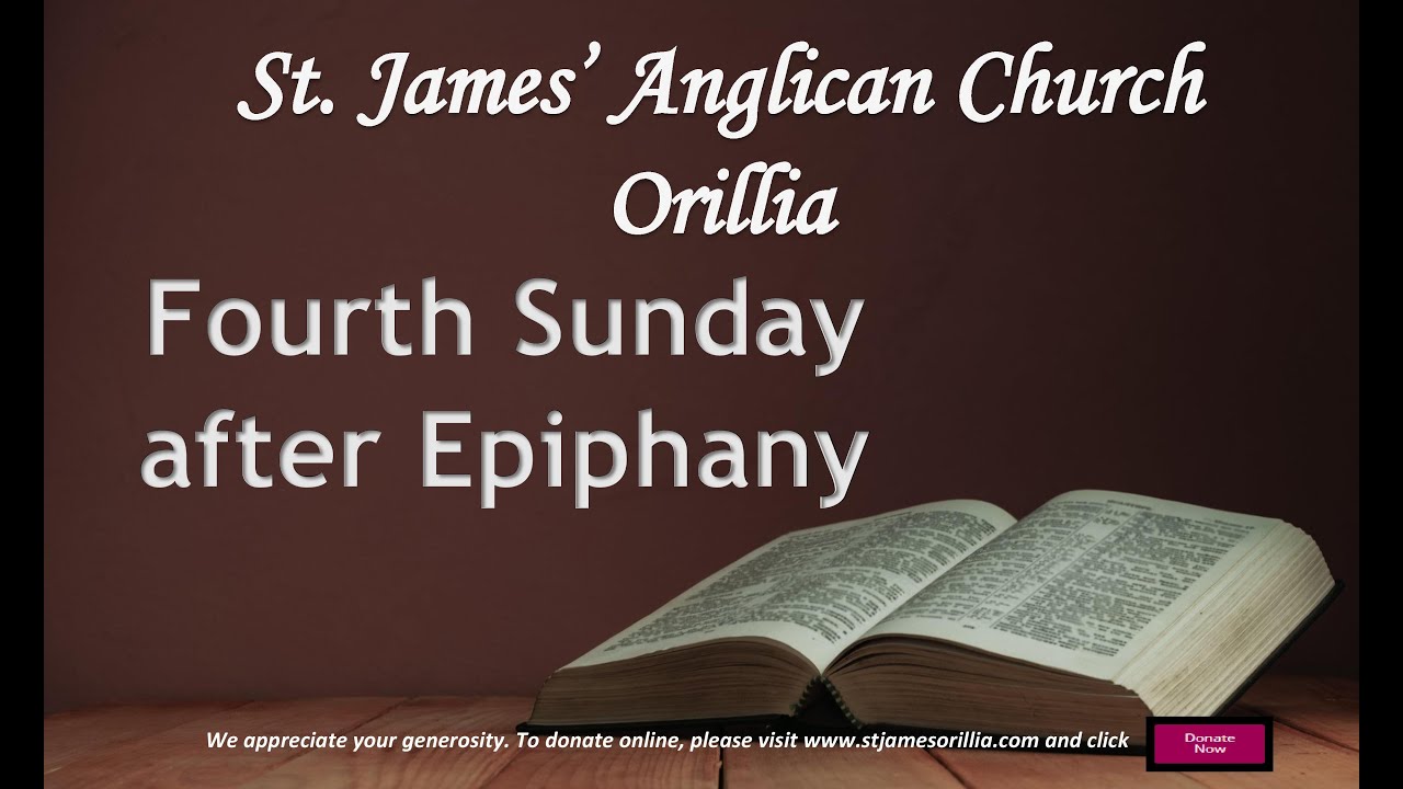 Fourth Sunday After Epiphany - January 29th, 2023
